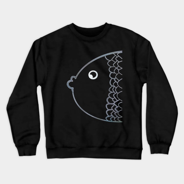 Colorful karp rainbow grey Crewneck Sweatshirt by Uwaki